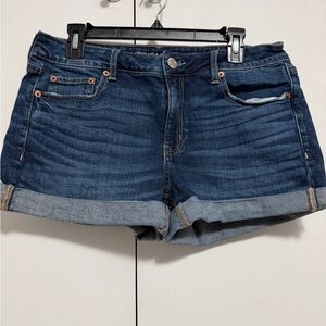American Eagle Outfitters Dark Blue Jean Shorts